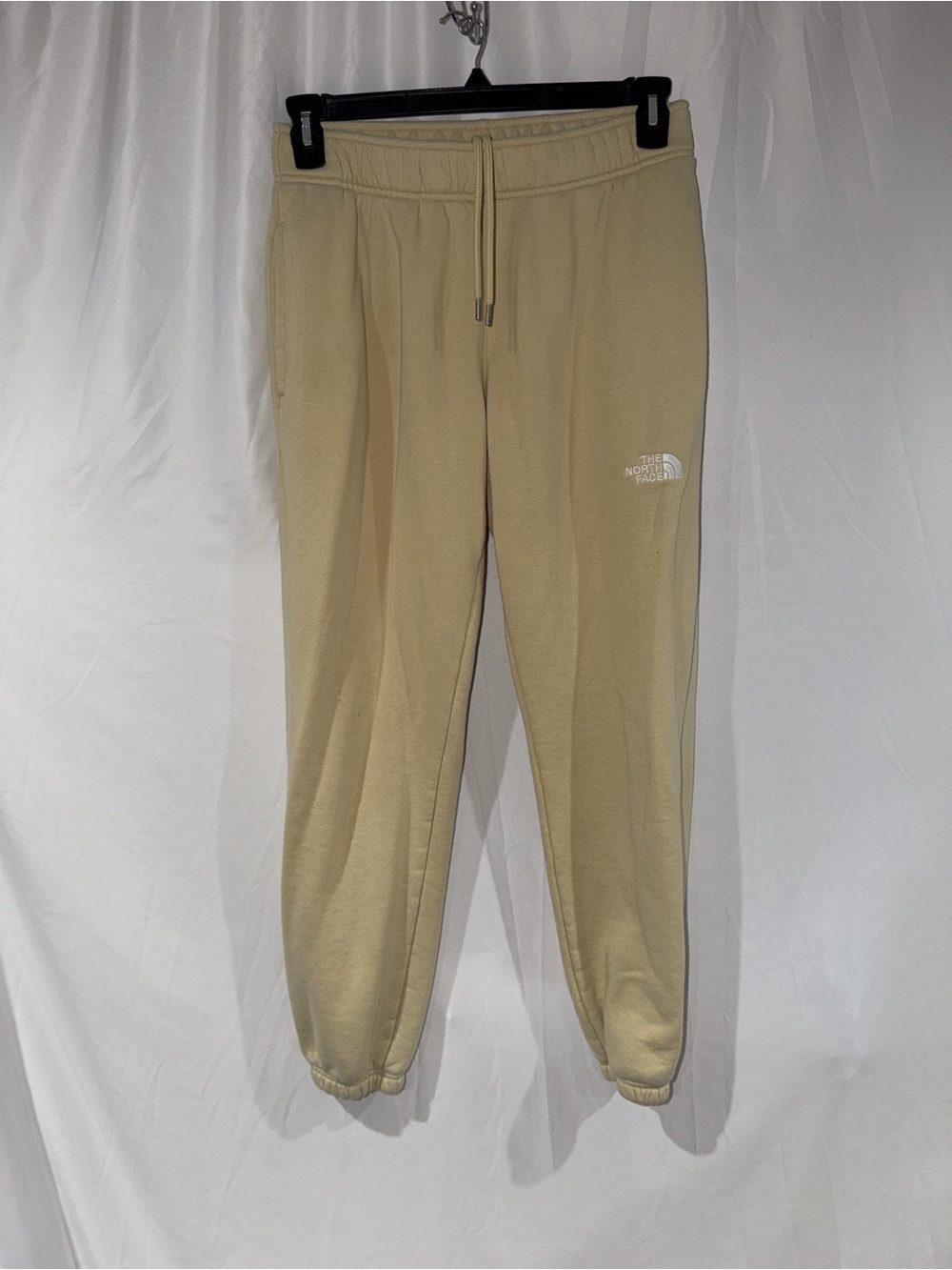 The North Face Sweatpants Tan Fleece Jogger Pants Full Length Bottoms M
